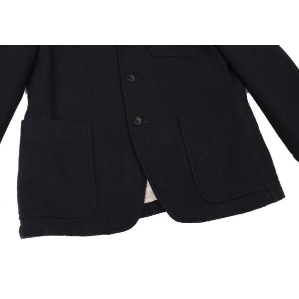 ■COMME des GARCONS ウールジャケット　ネイビー COMME des GARCONS HOMME コムデギャルソンオム 24AW ウール