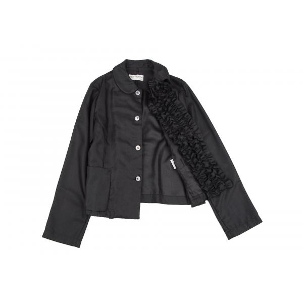 コムデギャルソンコムデギャルソン ポリ縮絨 コート コムコム 丸襟 アウターだらけの試着フェス®︎｜100人で選んだBEST10】第1位