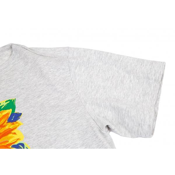 ミーイッセイミヤケ　ひまわり半袖トップス イッセイミヤケひまわり刺半袖トップス