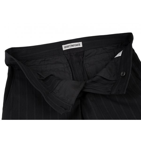 ISSEY MIYAKE イッセイミヤケISSEY フリル装飾ストライプ ISSEY MIYAKE イッセイミヤケISSEY フリル装飾ストライプ