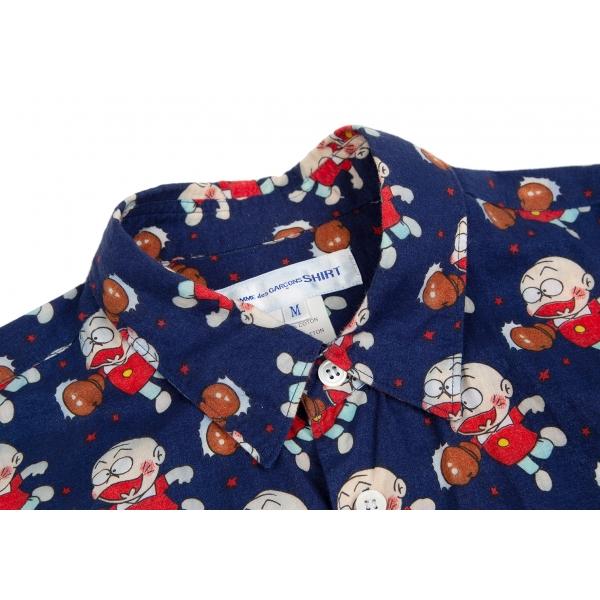 COMME des GARCONS SHIRT コムデギャルソン シャツCOMME チビ太プリント長袖シャツ 紺M 【メンズ】 : プレイフル Yahoo!ショッピング店 - 通販 - Yahoo!ショッピング COMME des GARCONS SHIRT コムデギャルソン シャツCOMME チビ太プリント長袖シャツ 紺M 【メンズ】 : プレイフル Yahoo!ショッピング店 - 通販 - Yahoo!ショッピング