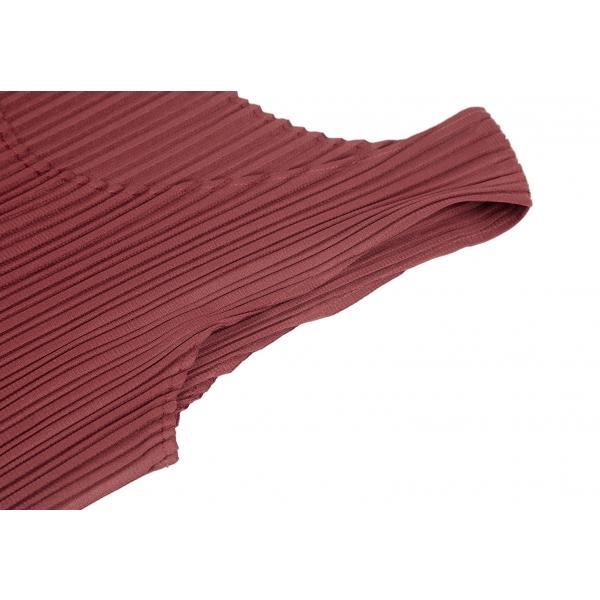 PLEATS PLEASE（プリーツ プリーズ） フリンジノースリーブワンピース