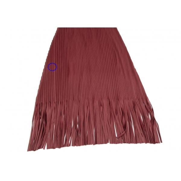 プリーツプリーズPLEATS PLEASE フリンジノースリーブワンピース