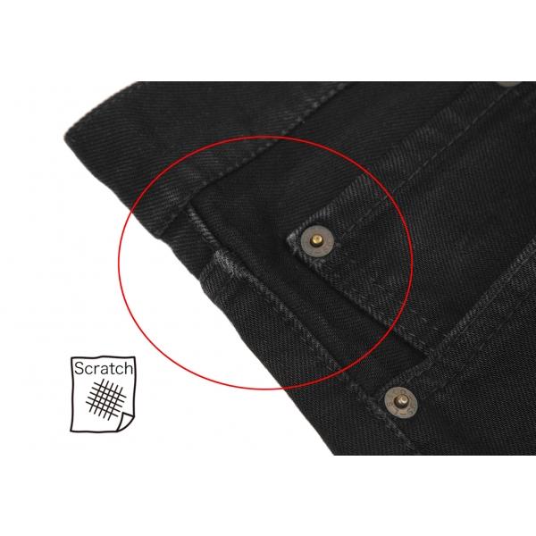 ロエベ ジュンヤ ワタナベ パッチワーク レザー デニム パンツ 黒 牛革 3050003635072460_01_2709w.jpeg