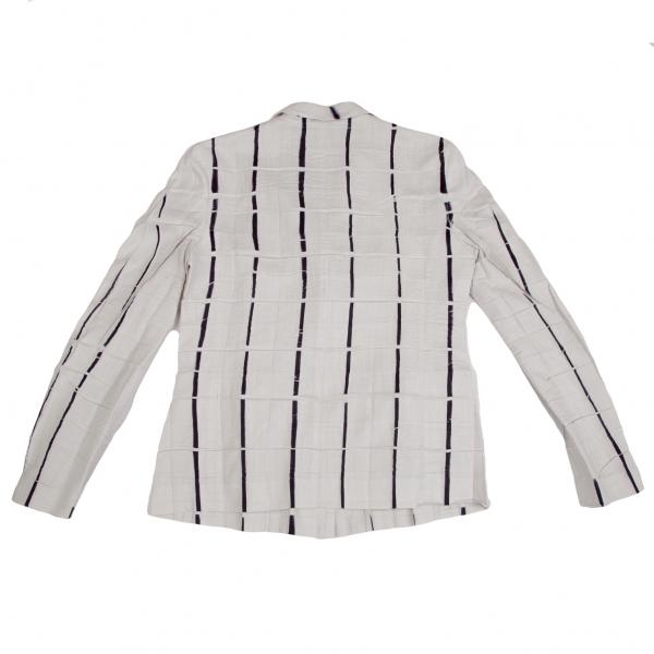 ISSEY MIYAKE イッセイミヤケISSEY ライン染めシワプリーツ