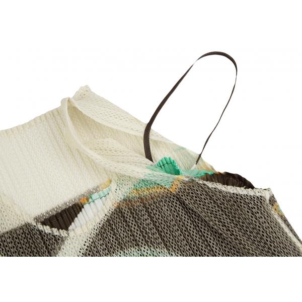 プリーツプリーズPLEATS PLEASEグラフィックプリントメッシュワンピース PLEATS PLEASE プリーツプリーズPLEATS メッシュレイヤード