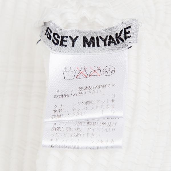 ISSEY MIYAKE（イッセイミヤケ） ストレッチプリーツTシャツ 白M
