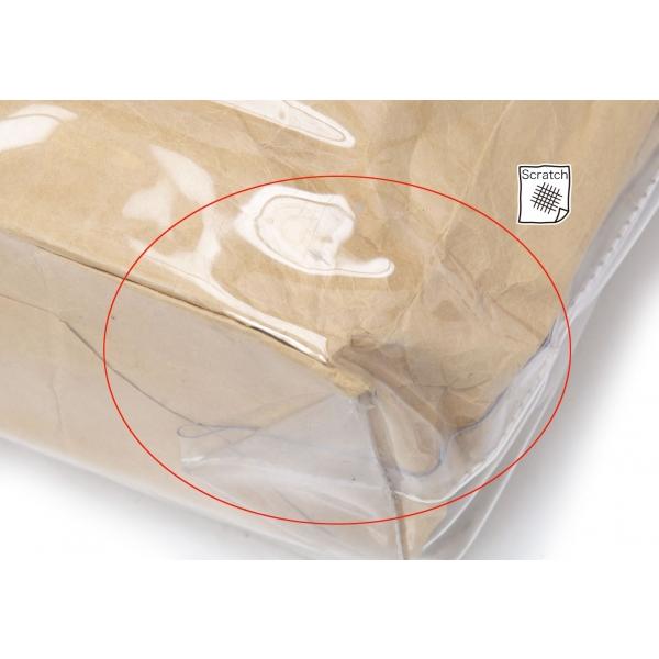 ギャルソンシャツ　ガーデントートバッグ コムデギャルソン・シャツPVCビニールトートバッグ（白青黄