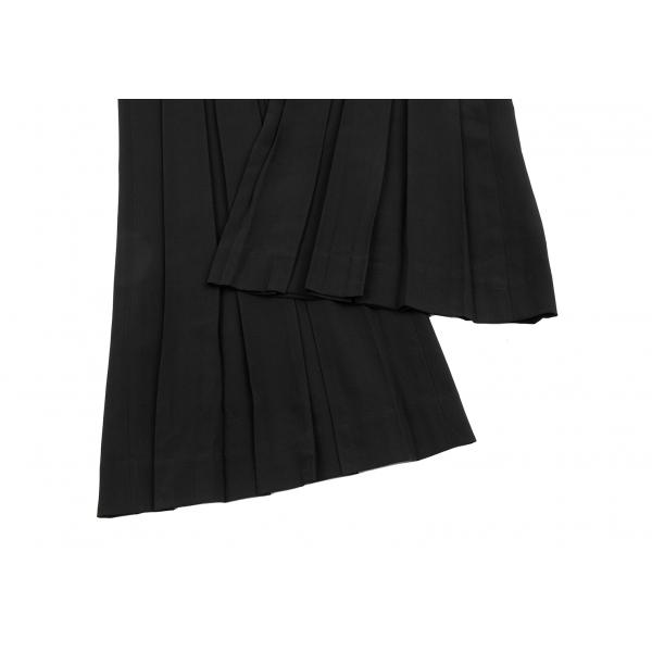 イッセイミヤケ フェットISSEY MIYAKE FETE ボックスプリーツワイドパンツ 黒M位 【レディース】｜playful-1shop｜08