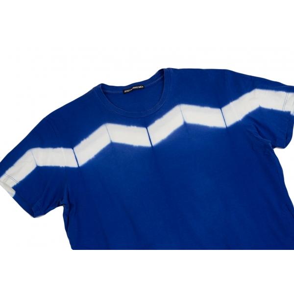 ISSEY MIYAKE イッセイミヤケ カットソー　M 絞り染め ISSEY MIYAKE イッセイミヤケ メンISSEY MEN 板締め絞り染め