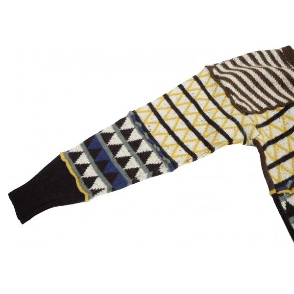 ISSEY MIYAKE イッセイミヤケ メンISSEY MEN 柄切替デザイン ISSEY MIYAKE イッセイミヤケ メンISSEY MEN 柄切替デザイン