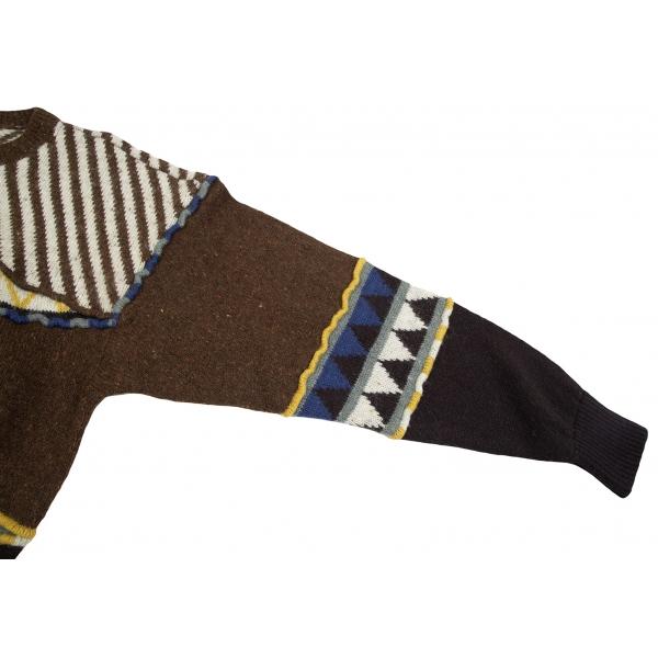 ISSEY MIYAKE イッセイミヤケ メンISSEY MEN 柄切替デザイン ISSEY MIYAKE イッセイミヤケ メンISSEY MEN 柄切替デザイン