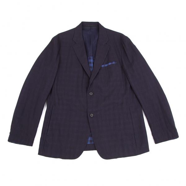 ISSEY MIYAKE イッセイミヤケ メンISSEY MEN 裏ブロックチェック ISSEY MIYAKE イッセイミヤケ メンISSEY MEN 裏ブロックチェック