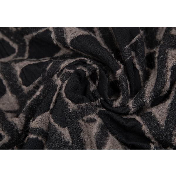 超希少【ツモリチサト イッセイミヤケ】毛糸刺繍ジャケット ニット コート 黒 80s “I.S. ISSEY MIYAKE” houndstooth pattern wool double