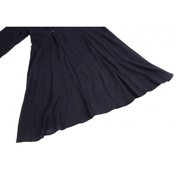 ババグーリ　ゆったり　綿　薄手のコート　ヨーガンレール コットンリネンツイルのスプリングコート | Jurgen Lehl etc.