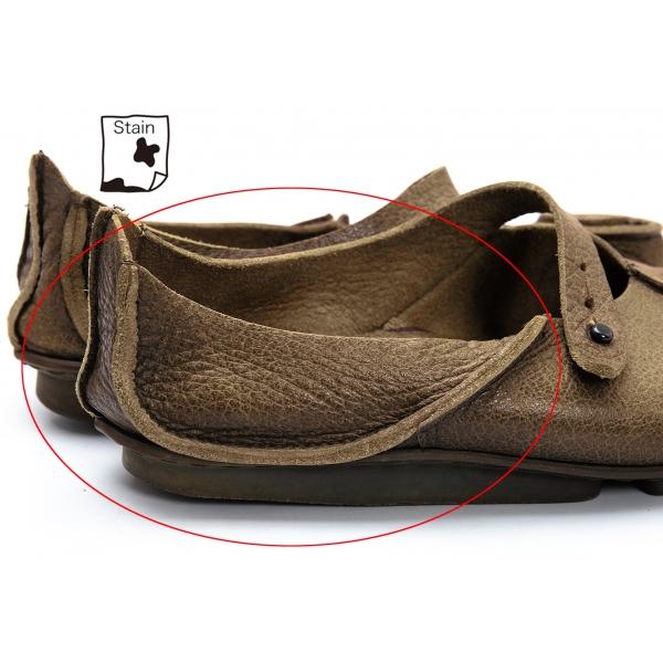 trippen トリッペンtrippen レザーうずまき切替デザインシューズ