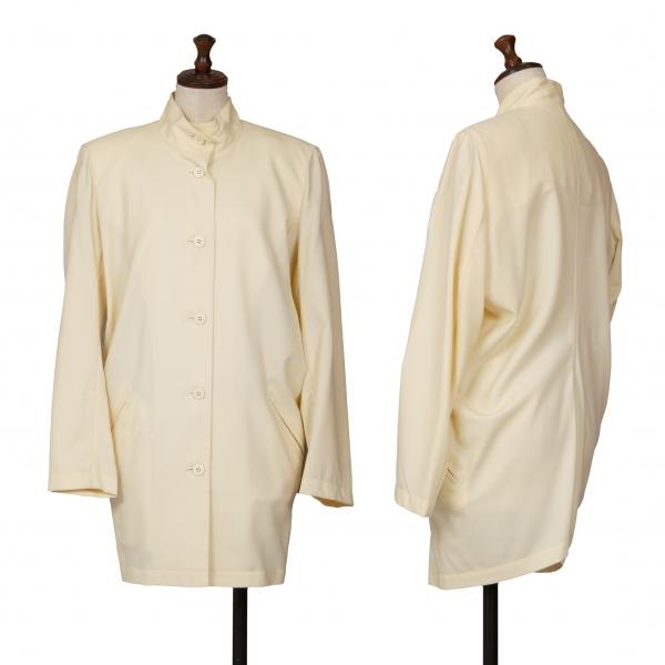 ISSEY MIYAKE（イッセイミヤケ） ウールスタンドカラーシャツ