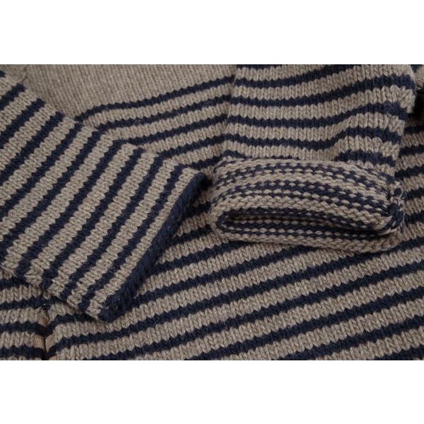 希少 アンダーカバーイズム デザイン ボーダーニット セーター ウール UNDERCOVER - 希少 アンダーカバーイズム 上質 ウール ボーダー