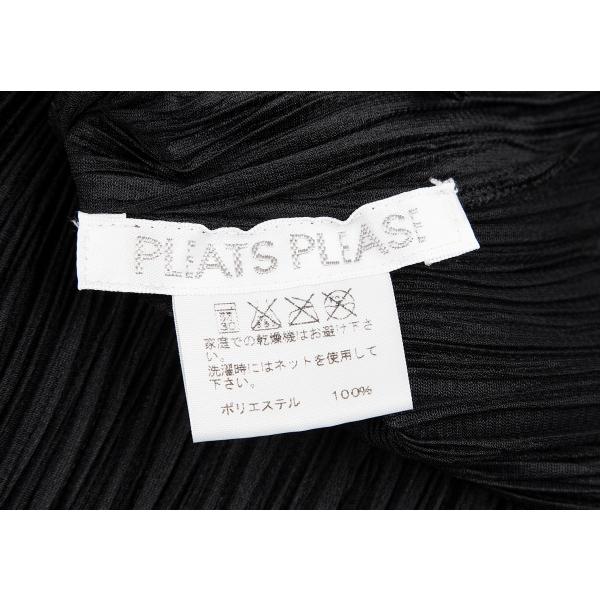 PLEATS PLEASE プリーツプリーズPLEATS プリーツ半袖シャツ 黒3 PLEATS PLEASE プリーツプリーズPLEATS プリーツ半袖シャツ 黒3