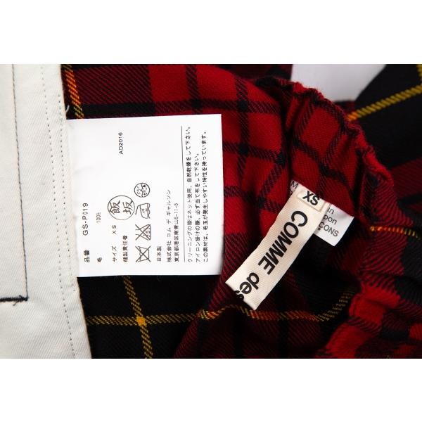 COMME des GARCONS コムデギャルソンCOMME タータンチェック COMME des GARCONS コムデギャルソンCOMME タータンチェック