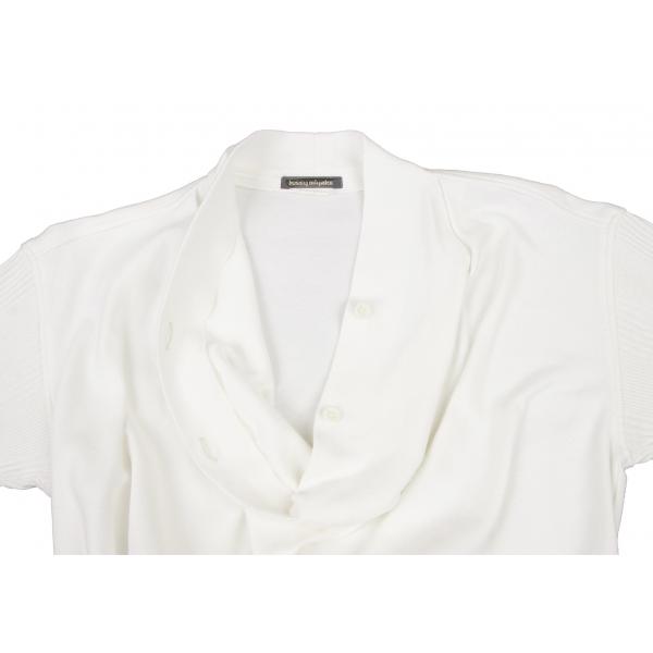 ISSEY MIYAKE イッセイミヤケISSEY ドレープネックリブスリーブ ISSEY MIYAKE イッセイミヤケISSEY ドレープネックリブスリーブ