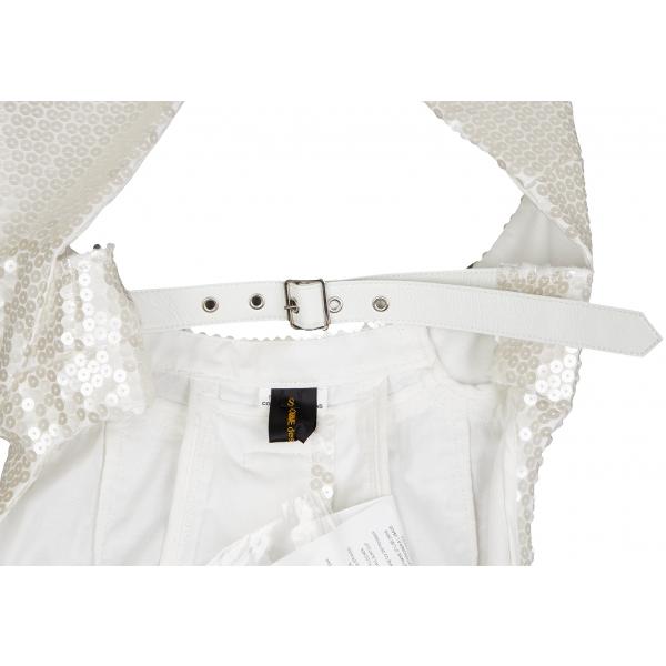 コムデギャルソン　スパンコール　ベスト COMME des GARCONS コムデギャルソンCOMME スパンコール装飾変形