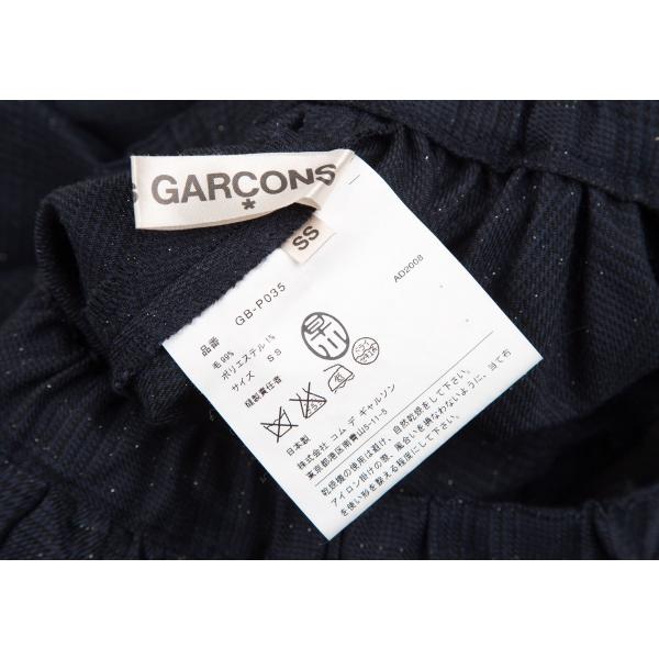 COMME des GARÇONS BLACK サルエルパンツグレンチェック COMME des GARÇONS BLACK サルエルパンツグレンチェック COMME