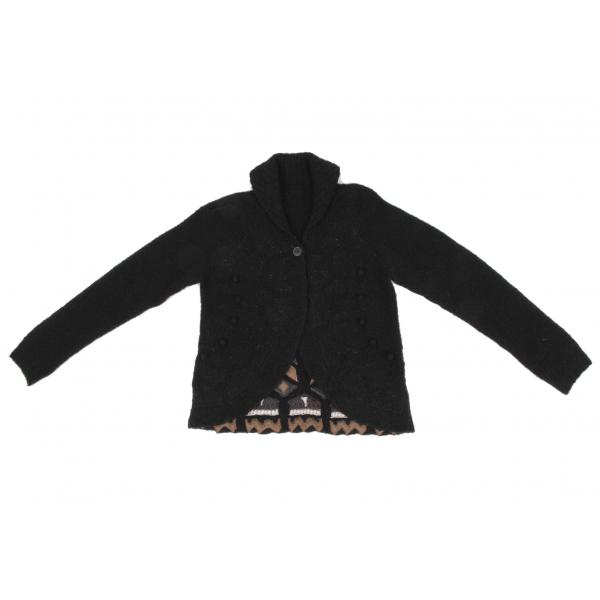 イッセイミヤケ　ISSEY MIYAKE リバーシブル　カーディガン ISSEY MIYAKE イッセイミヤケ ハートISSEY HaaT ウールナイロン