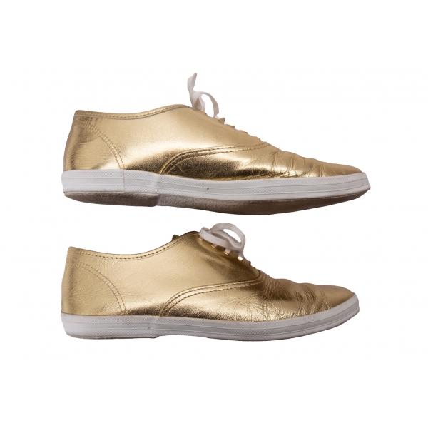 トリコ・コム・デ・ギャルソン　ゴールド革靴　23㎝ トリコ・コム・デ・ギャルソン ゴールド革靴 23㎝ COMME des