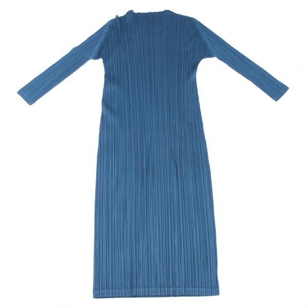 PLEATS PLEASE プリーツプリーズPLEATS プリーツ長袖ワンピース PLEATS PLEASE プリーツプリーズPLEATS プリーツ長袖ワンピース