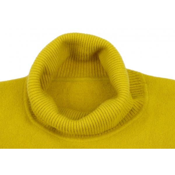 イッセイミヤケISSEY MIYAKE バイカラー袖ホールタートルネックニット 
