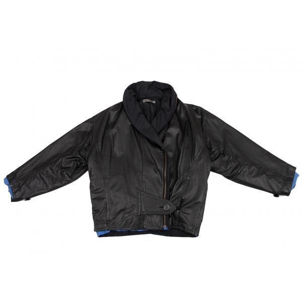 ISSEY MIYAKE イッセイミヤケISSEY ジップショールカラーレザー ISSEY MIYAKE イッセイミヤケISSEY ジップショールカラーレザー