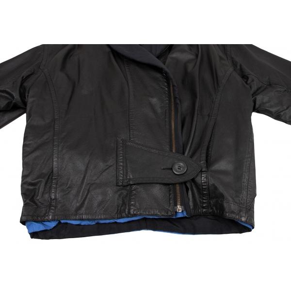 ISSEY MIYAKE イッセイミヤケISSEY ジップショールカラーレザー ISSEY MIYAKE イッセイミヤケISSEY ジップショールカラーレザー