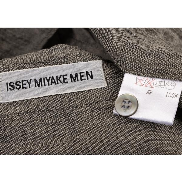 ISSEY MIYAKE イッセイミヤケメンISSEY MEN リネン長袖シャツ ISSEY MIYAKE イッセイミヤケメンISSEY MEN リネン長袖シャツ