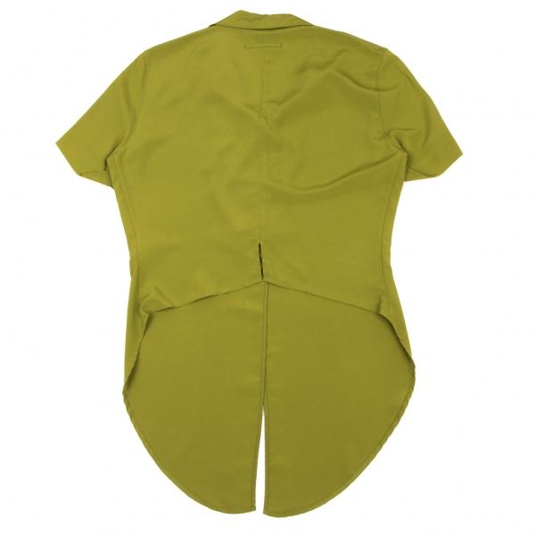 ジャンポールゴルチエクラシック ポリフロントロングデザインシャツ 黄緑40 【レディース】｜playful-1shop｜09
