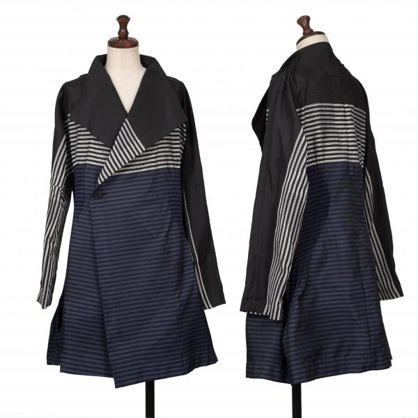 ISSEY MIYAKE（イッセイミヤケ） サイドプリーツジャガードストライプ