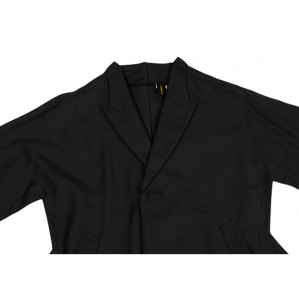 コムデギャルソンCOMME des GARCONS ポリ二次元ジャケット 黒S : k 