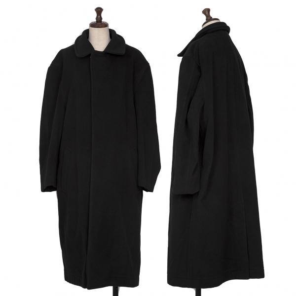 美品 コムデギャルソン メルトンピーコート ブラック サイズS COMME des GARCONS - 美品 コムデギャルソン メルトンピーコート