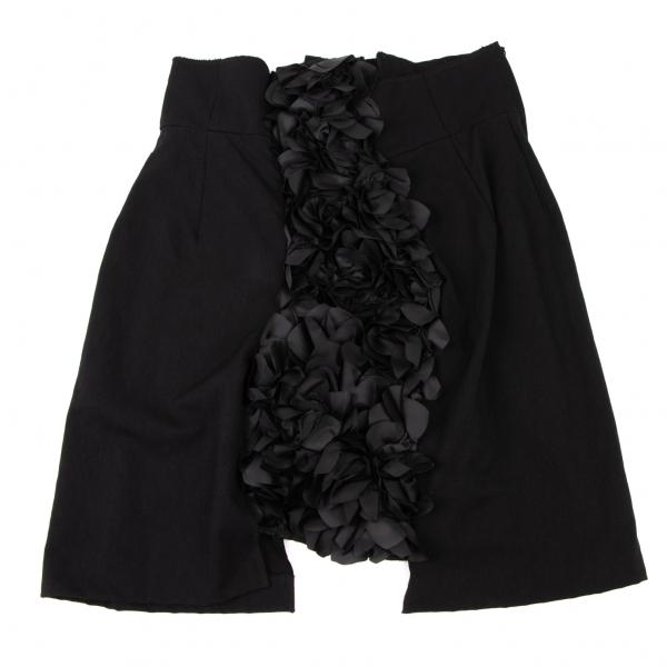 コムデギャルソン黒 ナイロン スカート COMME des GARCONS（コムデギャルソン）ロング・マキシ丈