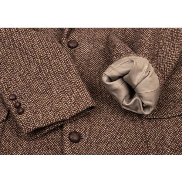 PAPAS パパスPapas ハリスツイードセットアップスーツ 茶他L48