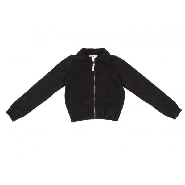 ダークビッケンバーグDirk Bikkembergs ラメジップアップニット ダークビッケンバーグDirk Bikkembergs ラメジップアップニット