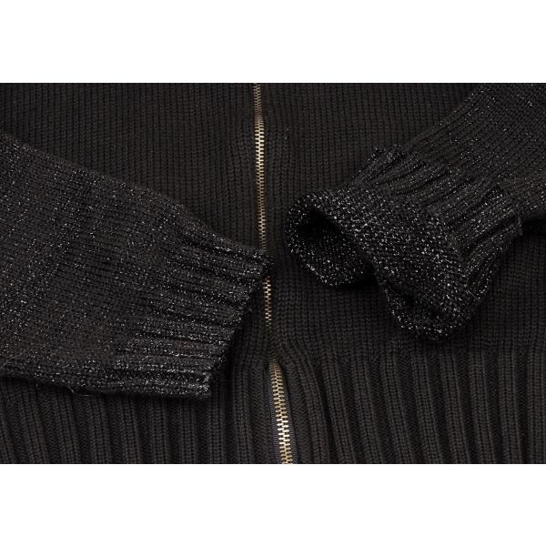 ダークビッケンバーグDirk Bikkembergs ラメジップアップニット ダークビッケンバーグDirk Bikkembergs ラメジップアップニット