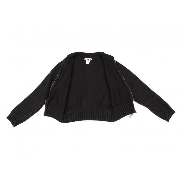 ダークビッケンバーグDirk Bikkembergs ラメジップアップニット ダークビッケンバーグDirk Bikkembergs ラメジップアップニット