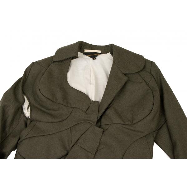 COMME des GARCONS コムデギャルソンCOMME 切替変形バックフリル COMME des GARCONS コムデギャルソンCOMME 切替変形バックフリル