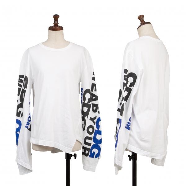 COMME des GARCONS（コムデギャルソン） コットン変形スリーブロゴ