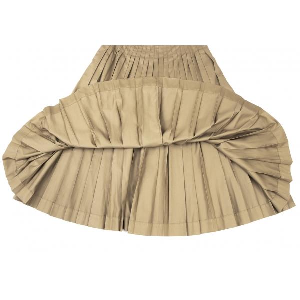 45rpm 45R コットンプリーツフレアスカート ベージュ2 【レディース 