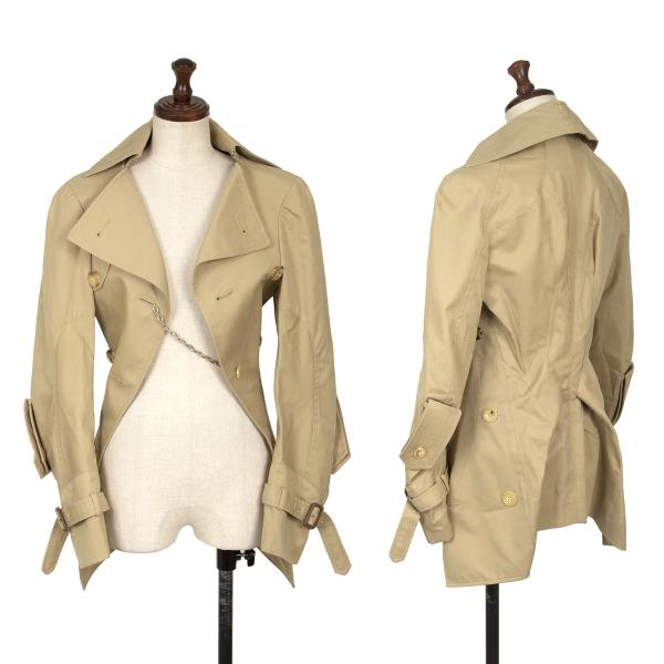 JUNYA WATANABE ベージュトレンチワンピースXS JUNYA WATANABE ベージュトレンチワンピースXS