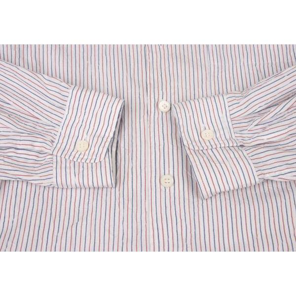 ISSEY MIYAKE ストライプ柄オーバーサイズシャツ ODD SHIRT (STRIPES) – isseymiyake.com
