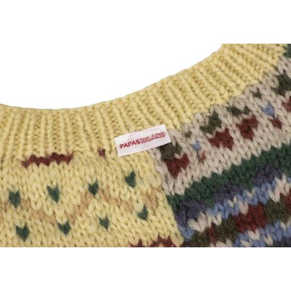 パパス Papas ウール100％ ハイゲージ タートル ニットセーター 杢 L パパス Papas ウール100％ ハイゲージ タートル ニットセーター 杢 L