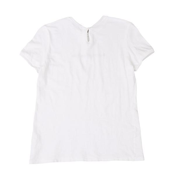 45rpm ホワイトトレーナー トレーナー スウェット 刺繍カラフルロゴスウェット レディース